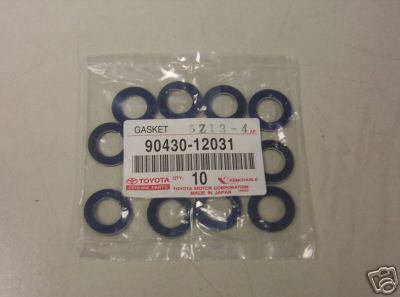 Genuine Toyota (10) Oil Plug Gaskets (a must for each oil change